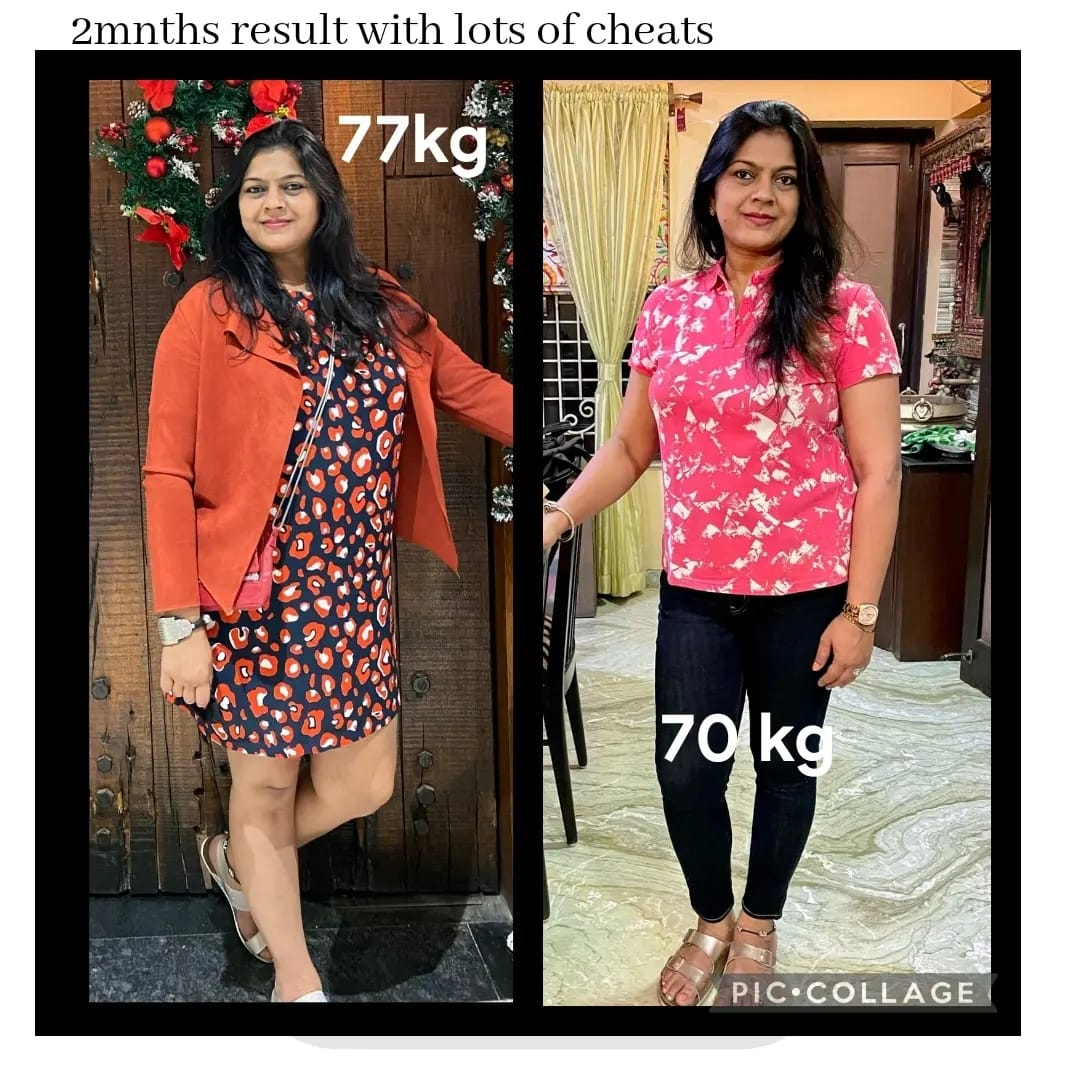 Before and after — 2 months result